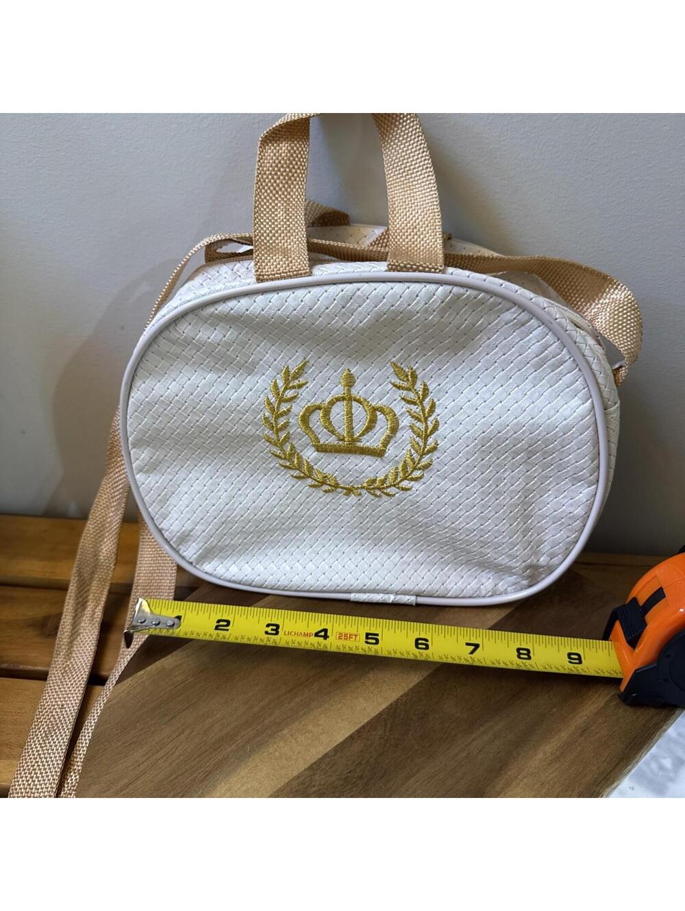 Vintage Regal Crown & Laurel Wreath Vanity Bag Regalcore, Coquette